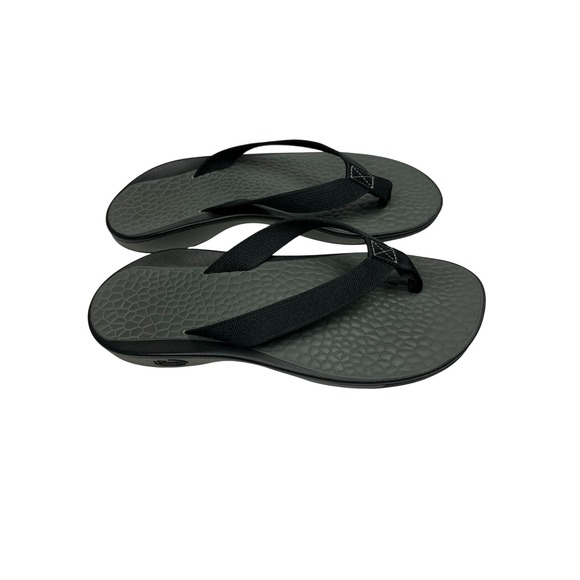 Chaco Shoes - Chaco EUC Flip Flop Sandals Women's 9 Black Grey LUVSEAT EcoTread Comfort